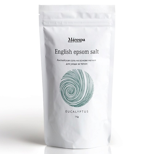 Английская соль для ванн с эфирным маслом эвкалипта и пихты, 1 кг